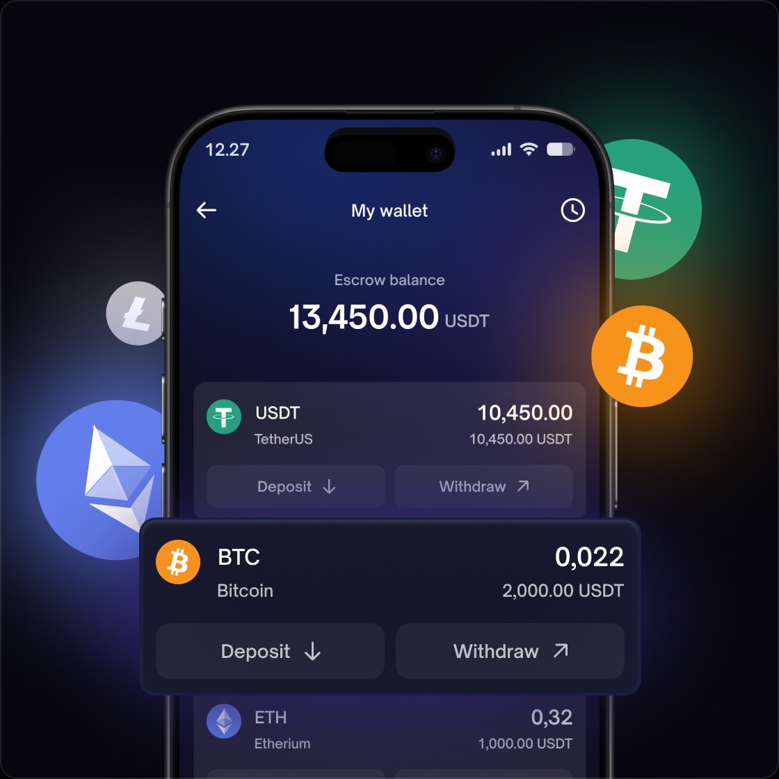 My wallet interface for buyers